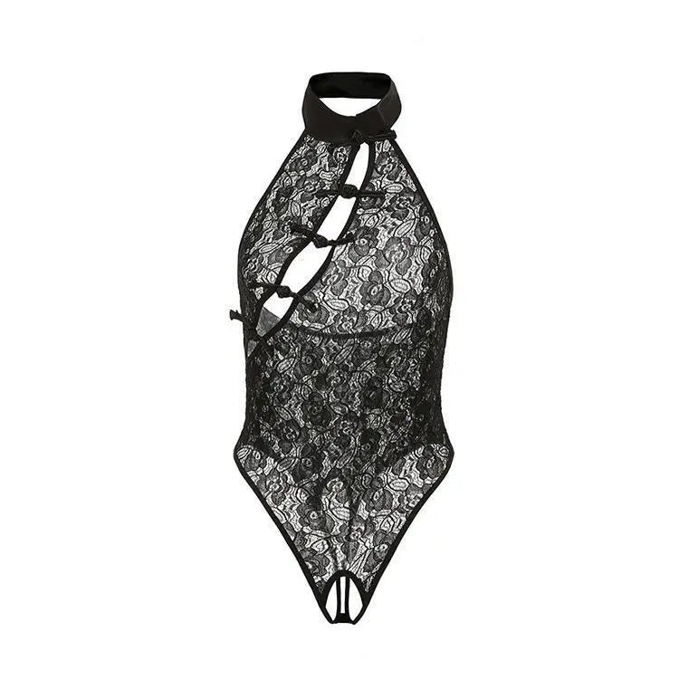 Sheer Lace Cheongsam blesssafe