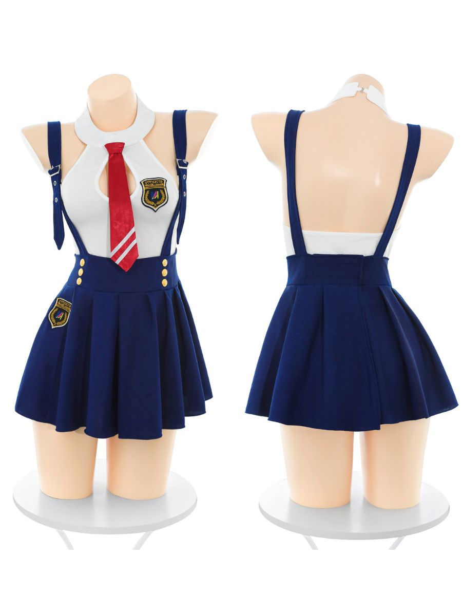 Anime School Girl Cosplay Costume - Cute Preppy Sailor Seifuku Blesssafe