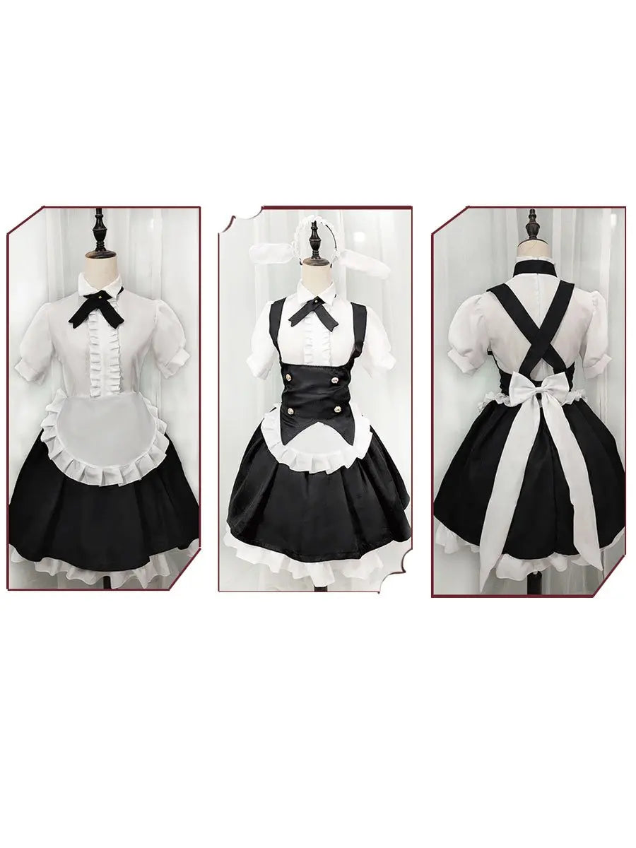Japanese Maid Cosplay Costume Outfit Set Blesssafe
