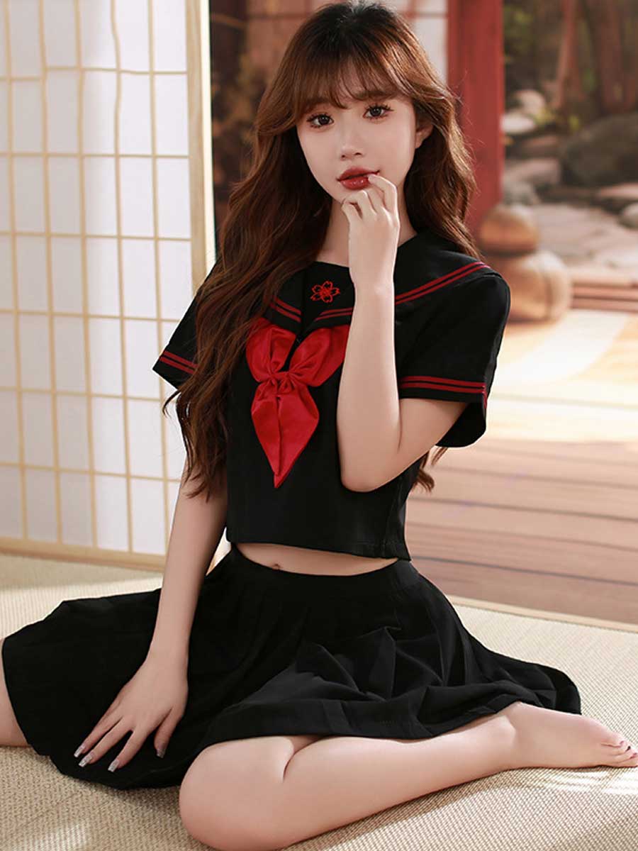 Classic Japanese Uniform for Women - Traditional Pleated JK Suit Blesssafe