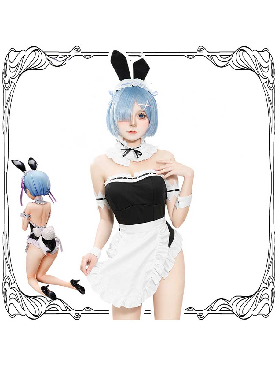 Anime Bunny Maid Outfit - Cute Sweet Lolita Servant Costume blesssafe