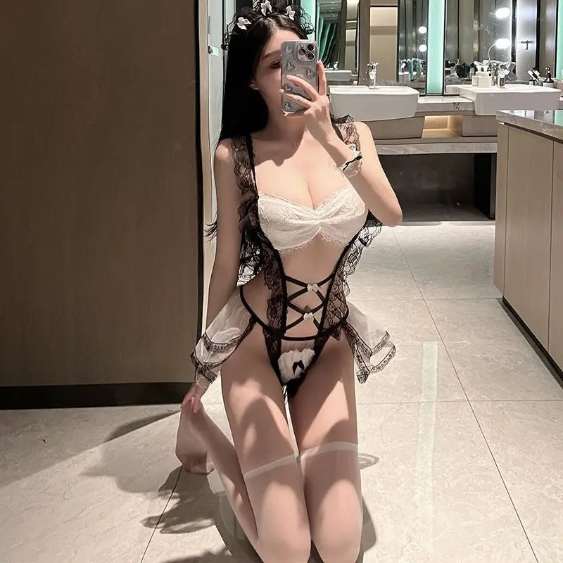 Lace Set with Choker and Chain blesssafe