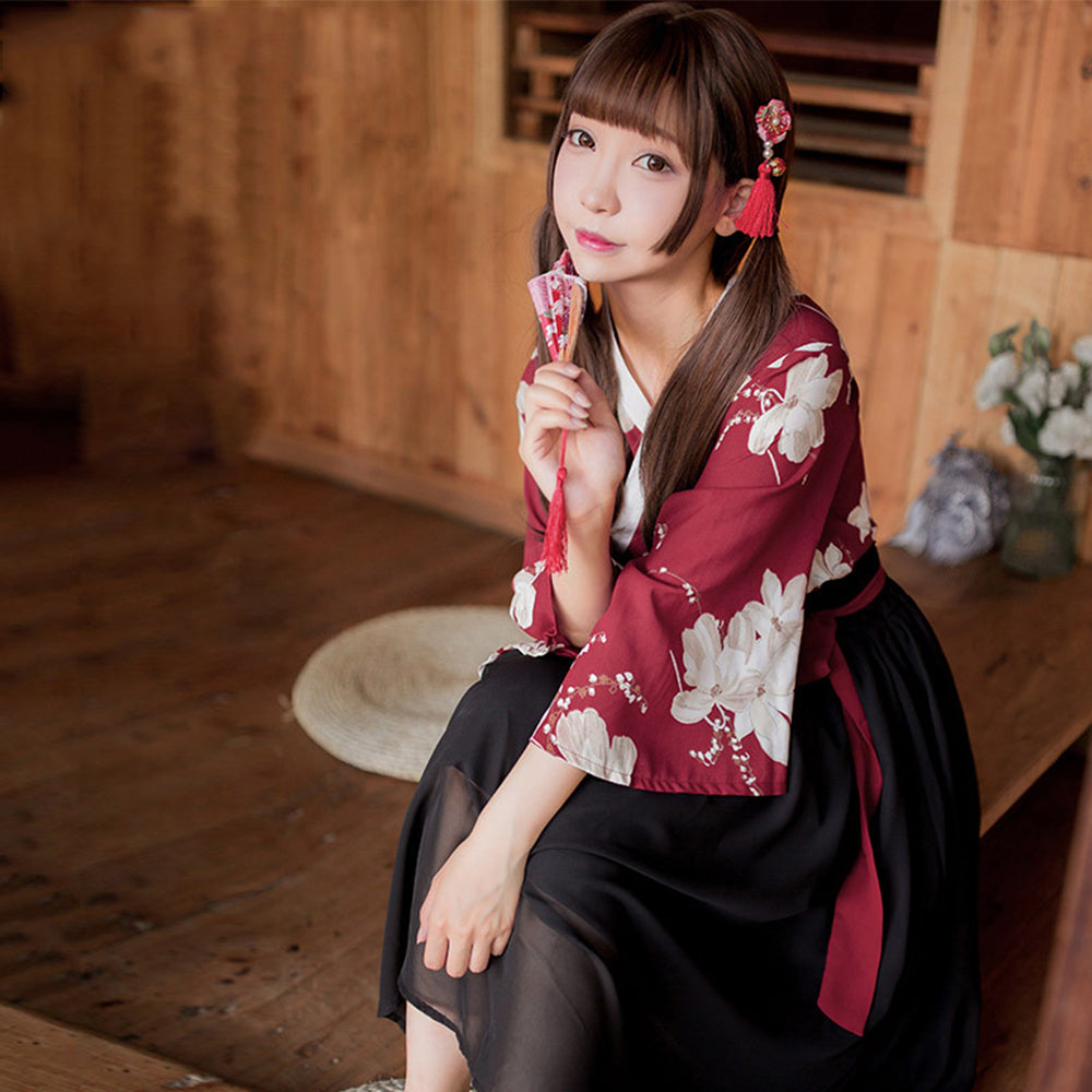 Blesssafe Womens Traditional Chinese Lingerie Hanfu Dress Costume Lolita Anime Cosplay Kimono Outfit Blesssafe