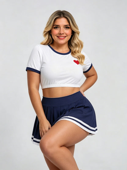 Plus Size Anime Gym Uniform - Curvy Japanese Bloomer Costume Blesssafe