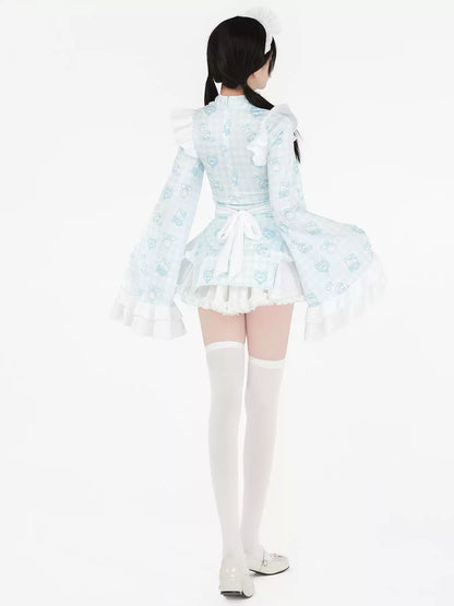 Creamy Neko Chinese Maid Costume Set - Roleplay Costumes BLESSSAFE