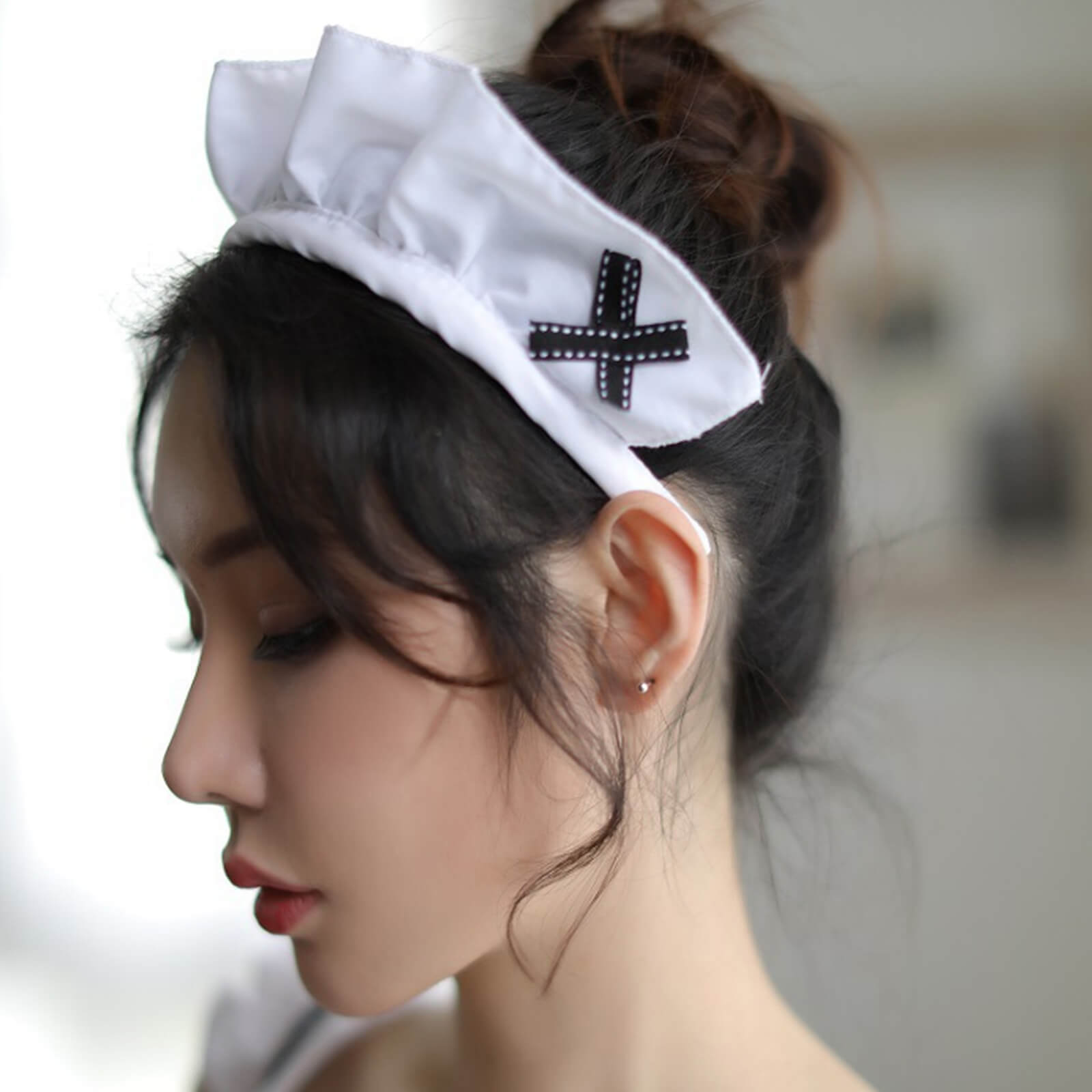 Cute Maid Apron Cosplay Outfit Lingerie Set Blesssafe