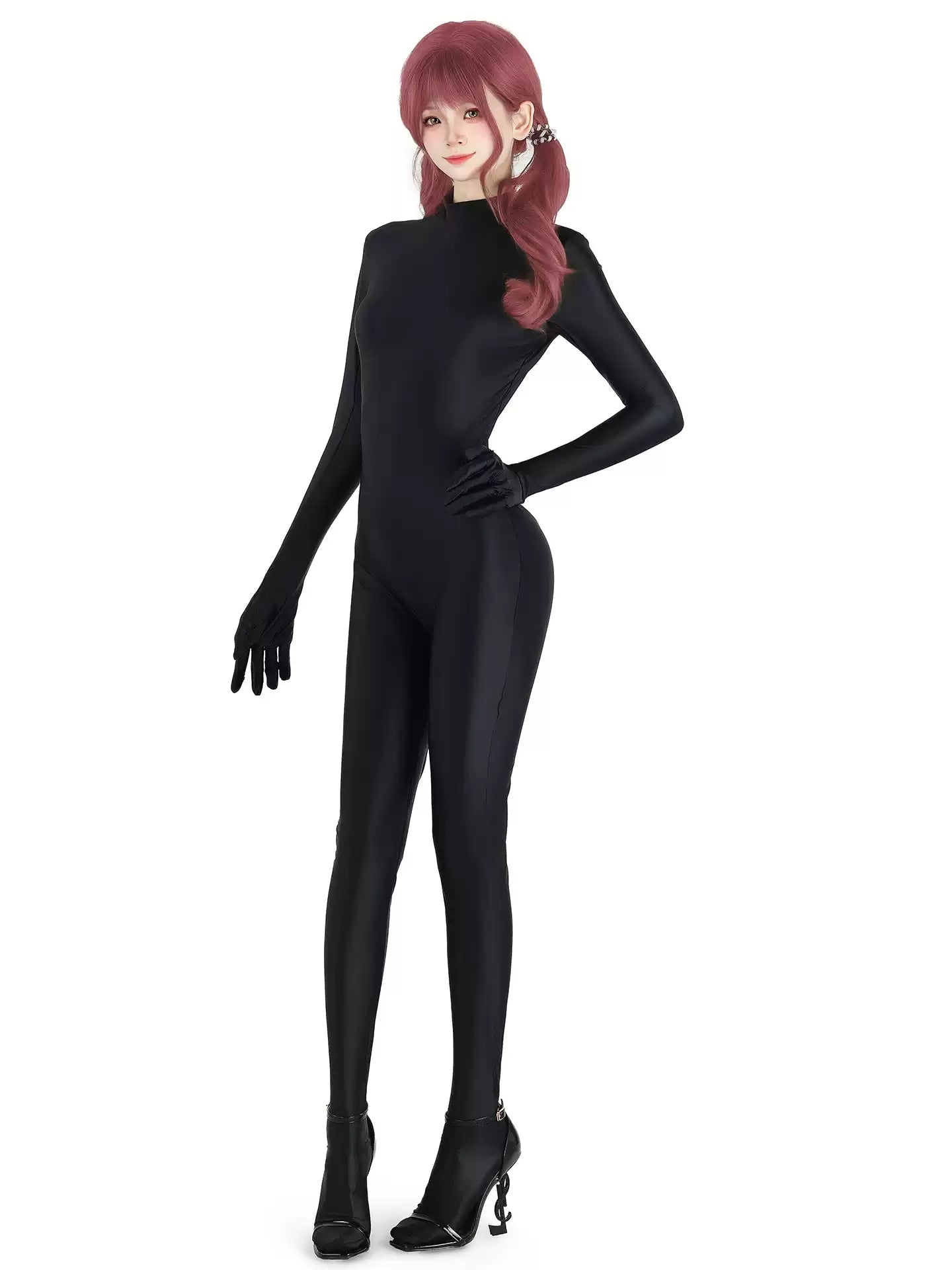 Floating Light Oil-Shiny Full Body Jumpsuit - Exotic Wear BLESSSAFE