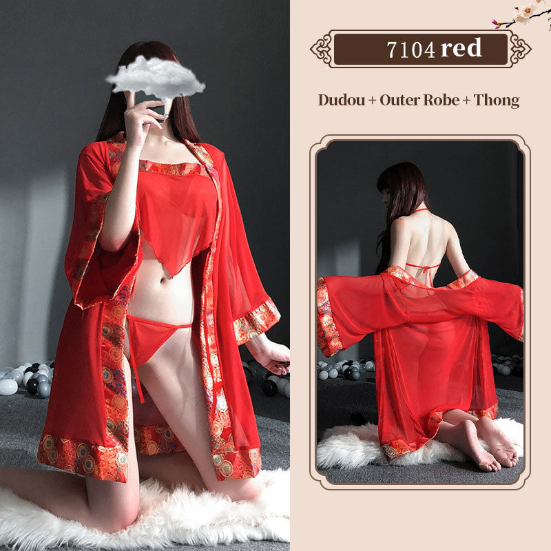 Sheer Hanfu-Inspired Lingerie blesssafe
