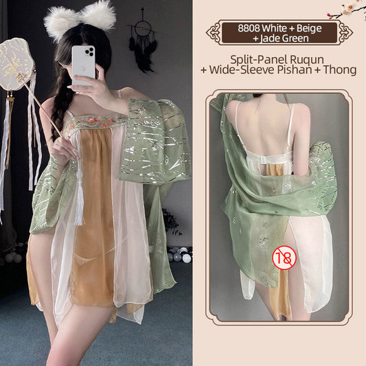 Hanfu-Inspired Sheer Ruqun Lingerie blesssafe