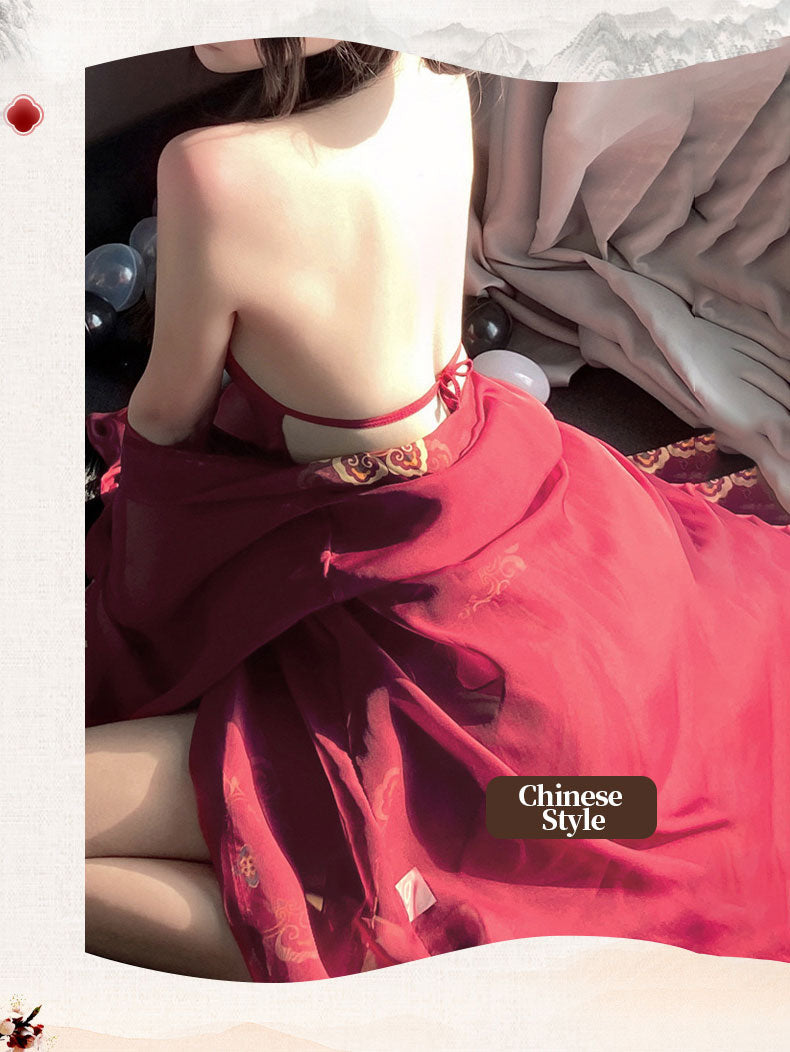 Traditional Red Doudou & Sheer Skirt blesssafe