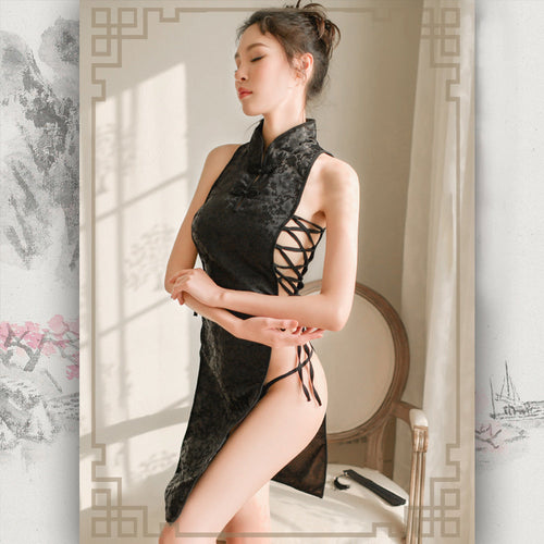 Chinese Traditional Cheongsam Dress Anime Cosplay Lingerie for Women Blesssafe