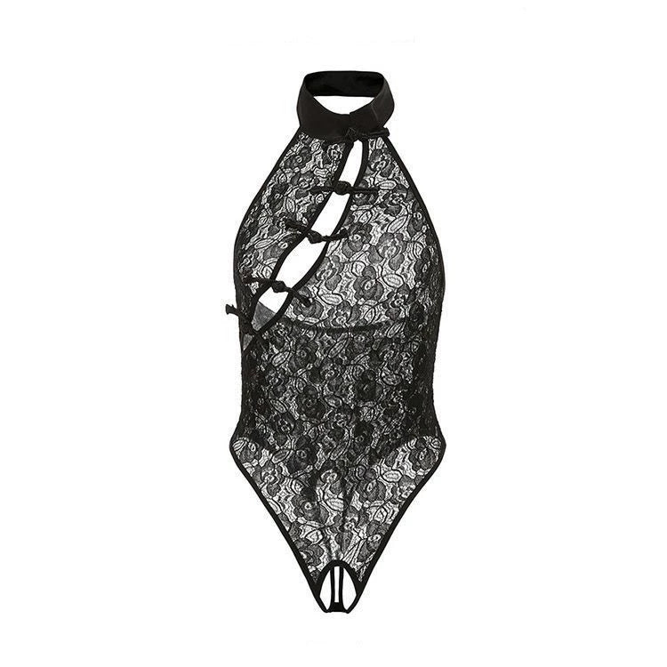Sheer Lace Cheongsam blesssafe