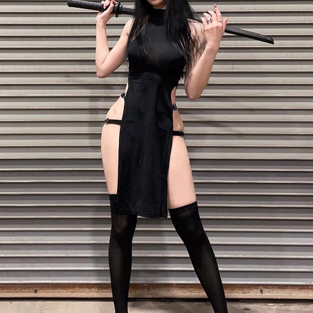 Blesssafe Sexy Ninja Costume - Kuroko Inspired Stealth Cosplay Set Blesssafe
