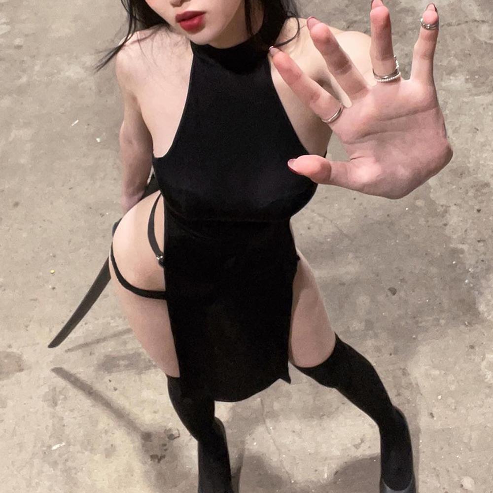 Blesssafe Sexy Ninja Costume - Kuroko Inspired Stealth Cosplay Set Blesssafe