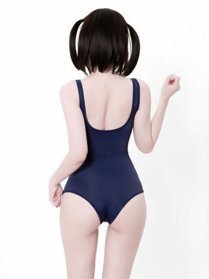 Anime Schoolgirl Cosplay Bodysuit with Top - Two Piece Teddy Set Blesssafe