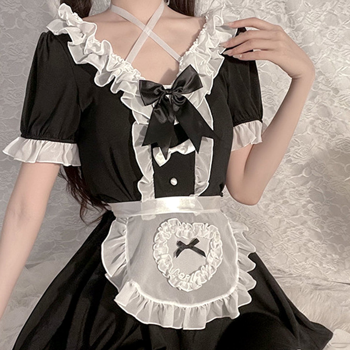 Anime Maid Cosplay Lingerie Japanese Lolita Dress Set Blesssafe
