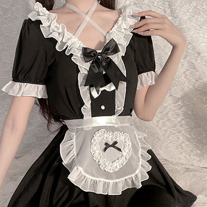 Anime Maid Cosplay Lingerie Japanese Lolita Dress Set Blesssafe