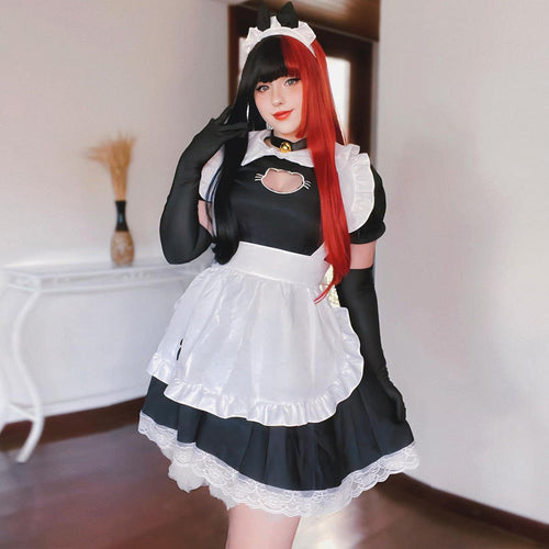 Neko Maid Cosplay Costume Lolita Fancy Dress Set Blesssafe