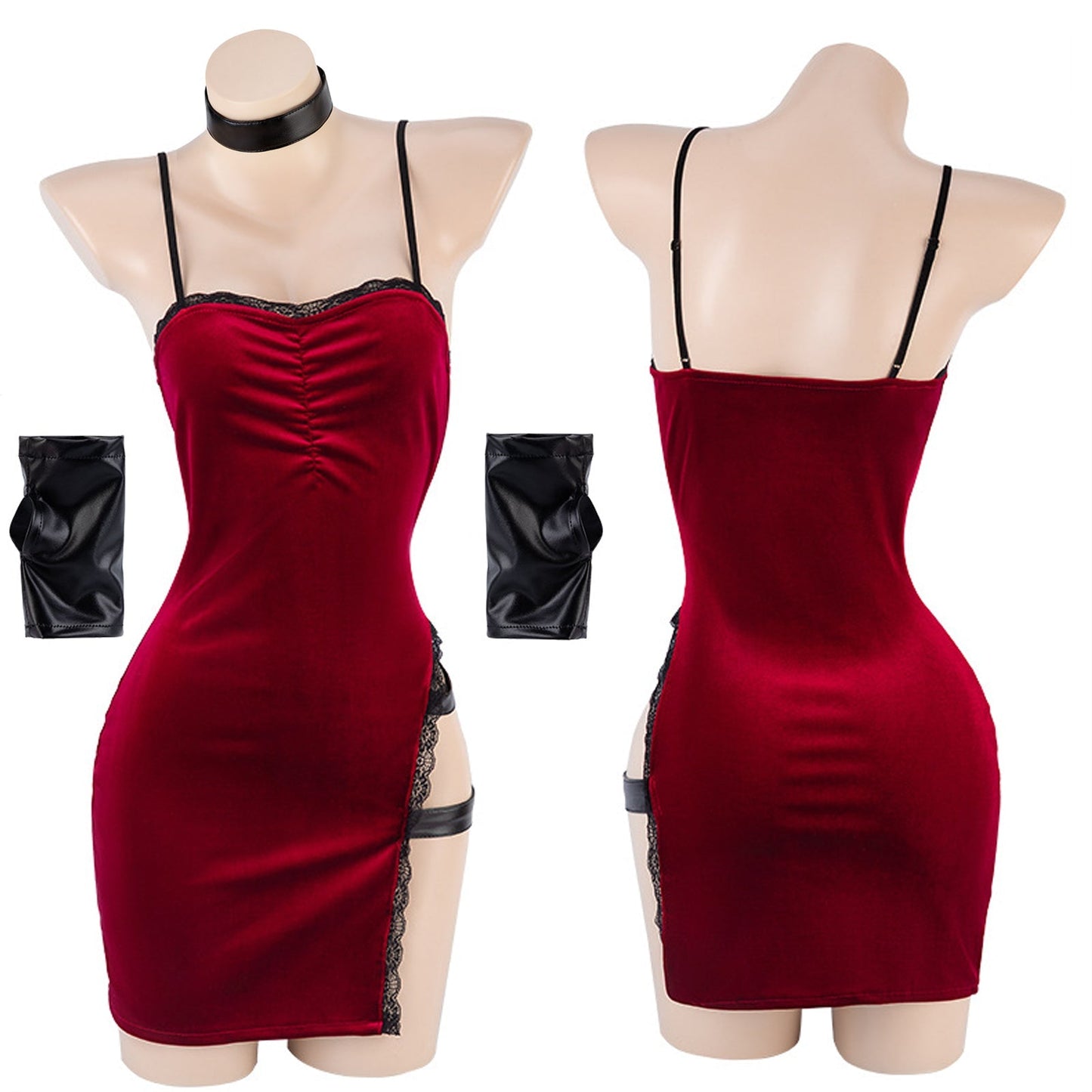 Sexy Chinese Style Split Dress - Hot Backless Qipao Nightgown Blesssafe