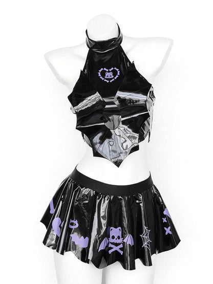 Cyber Punk Gothic Lingerie Catgirl Cosplay