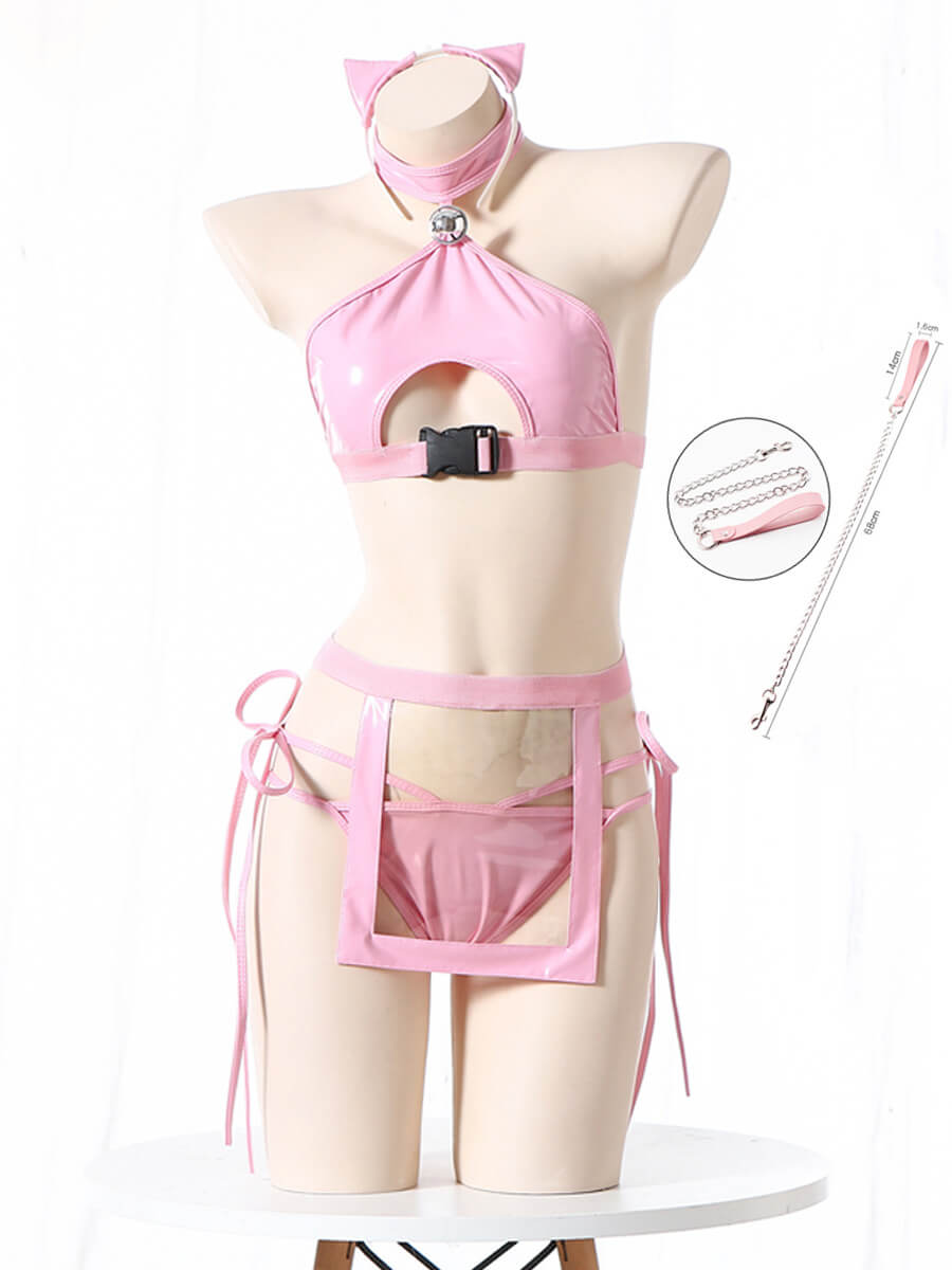 Anime Succubus Maid Cosplay Lingerie Uniform Set Blesssafe