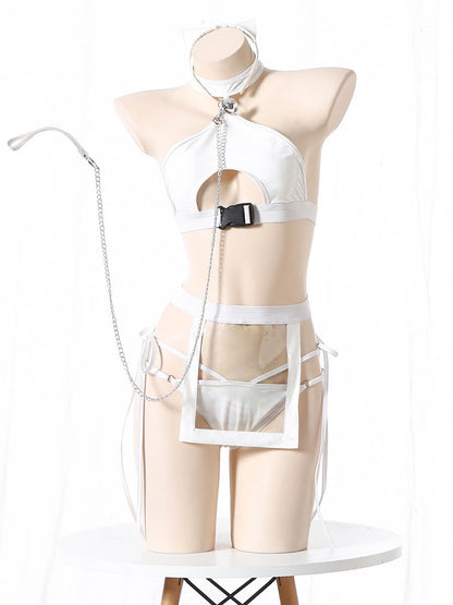 Anime Succubus Maid Cosplay Lingerie Uniform Set Blesssafe