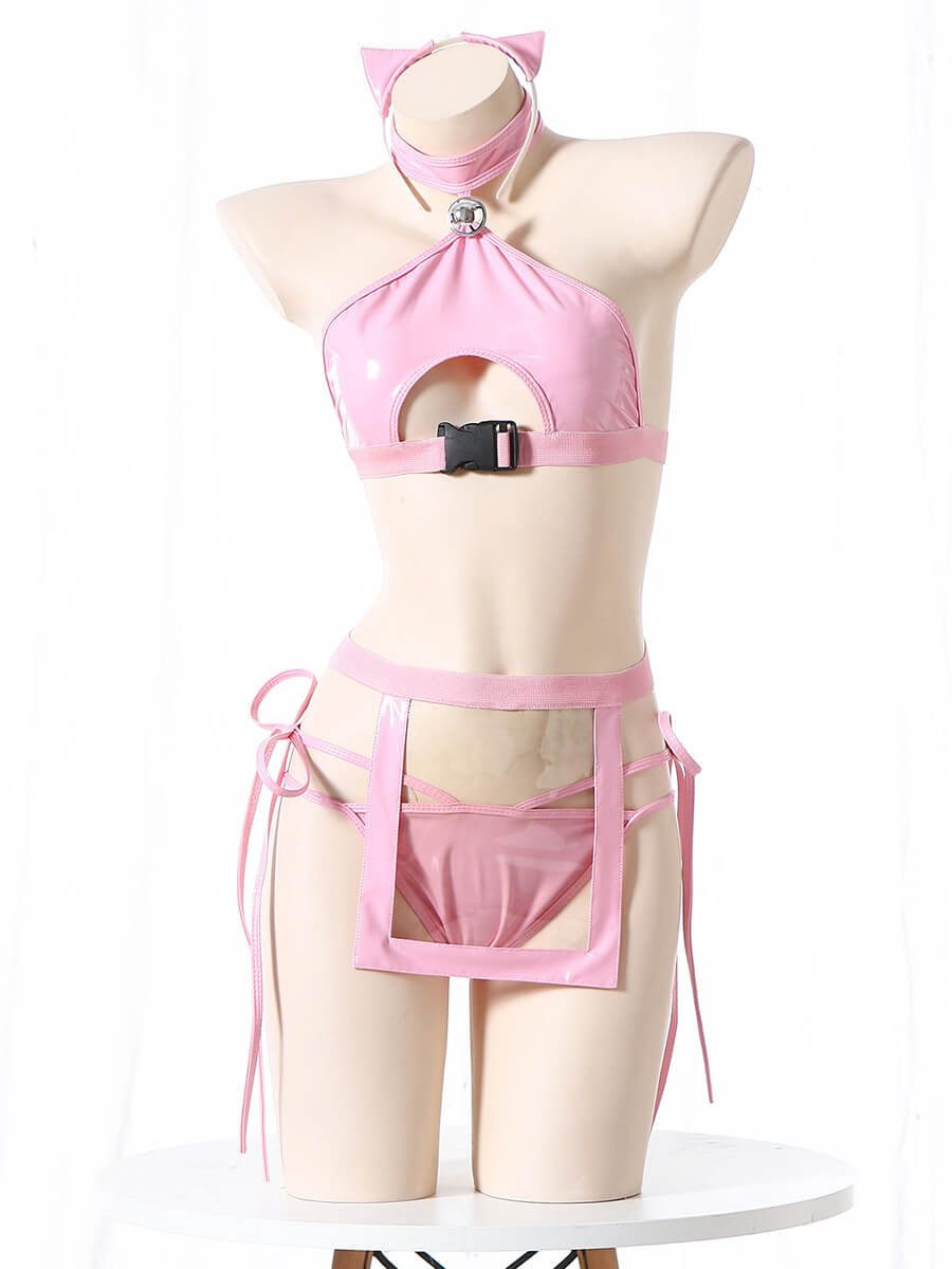 Anime Succubus Maid Cosplay Lingerie Uniform Set Blesssafe
