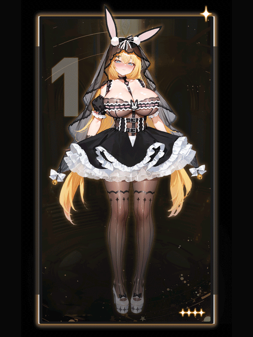 Black Lolita Bunny Cosplay Costume Sweet Gothic Lace Rabbit Set blesssafe