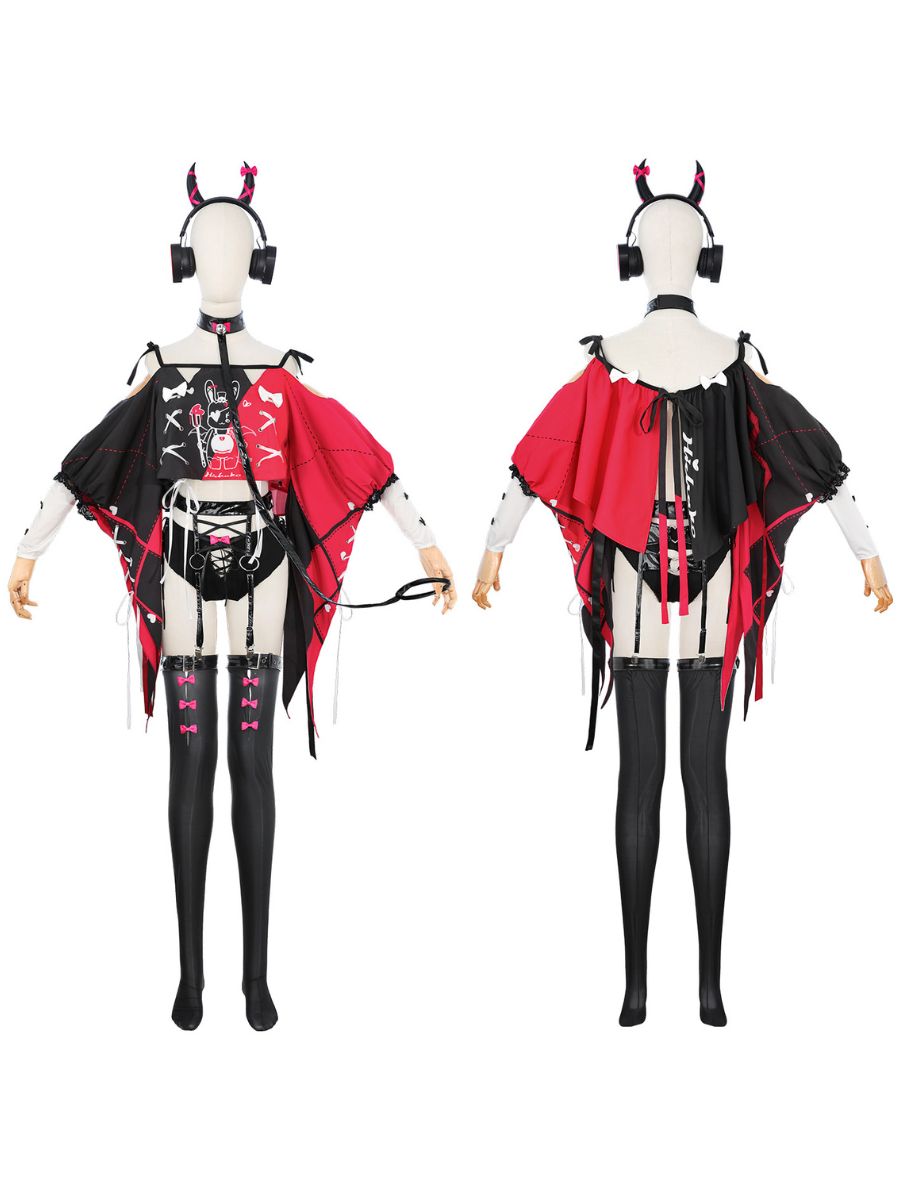 Punk Gothic Lingerie Bunny Cosplay Set