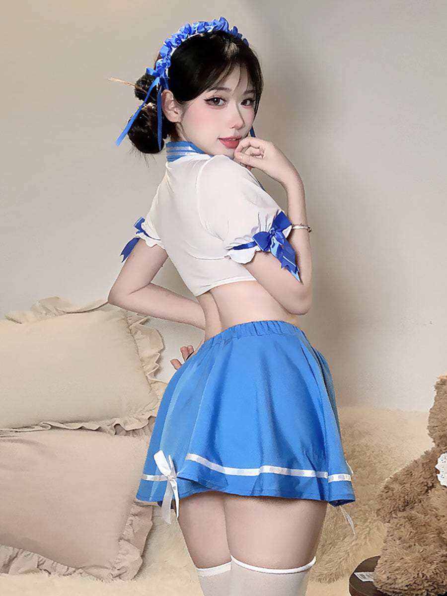 Cute Candy Lady School Costume - Kawaii Preppy Lingerie Set Blesssafe