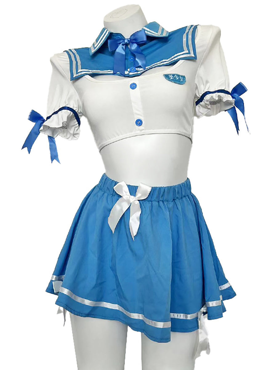 Cute Candy Lady School Costume - Kawaii Preppy Lingerie Set Blesssafe