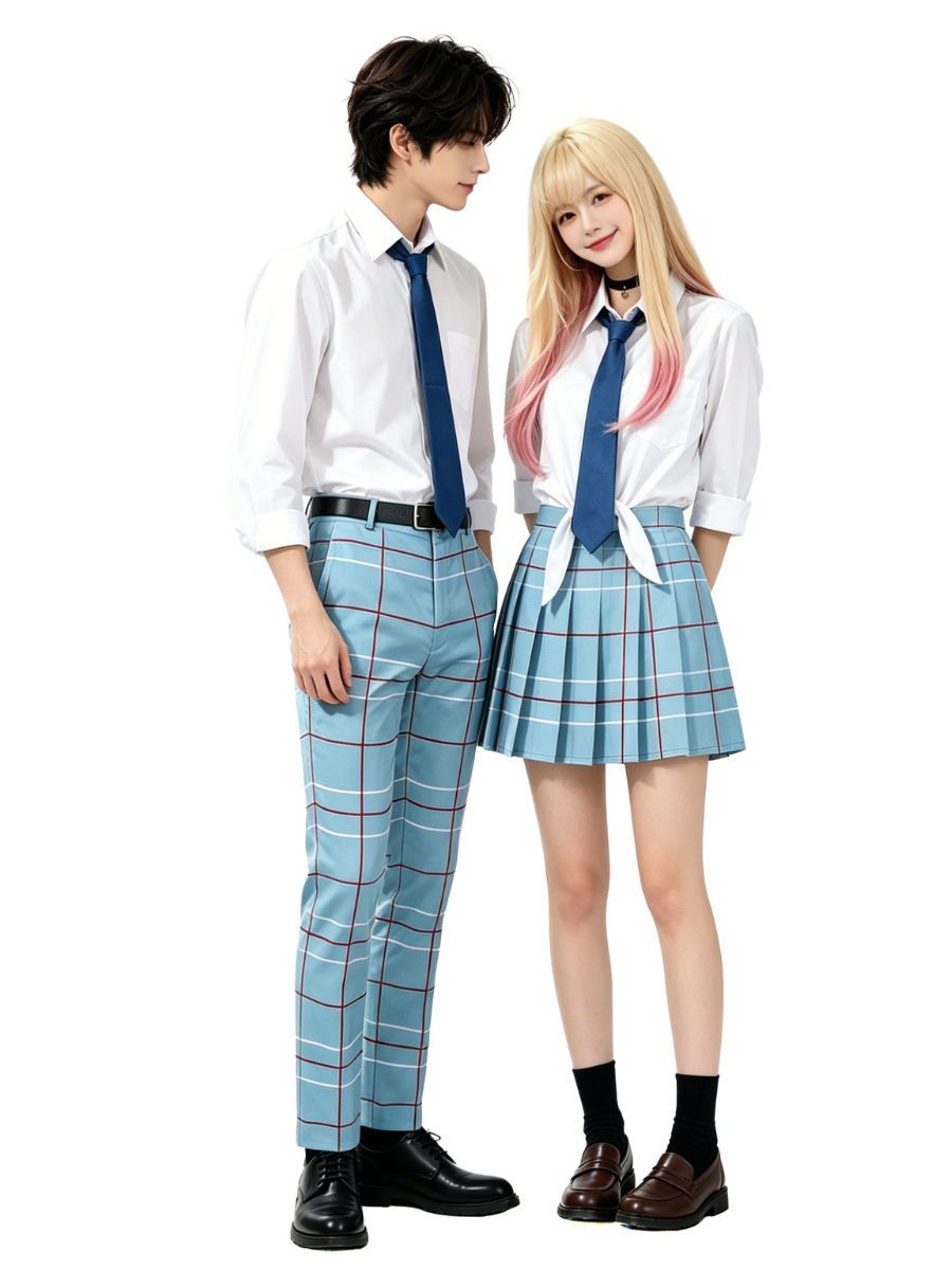 JK Schoolgirl & Boy Uniform Set - Traditional Japanese Schoolwear Blesssafe