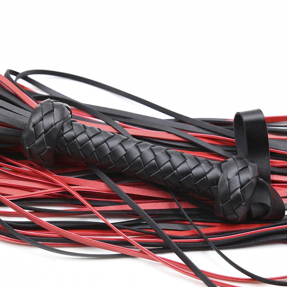 Faux Leather Lingerie Cosplay Crop Whip