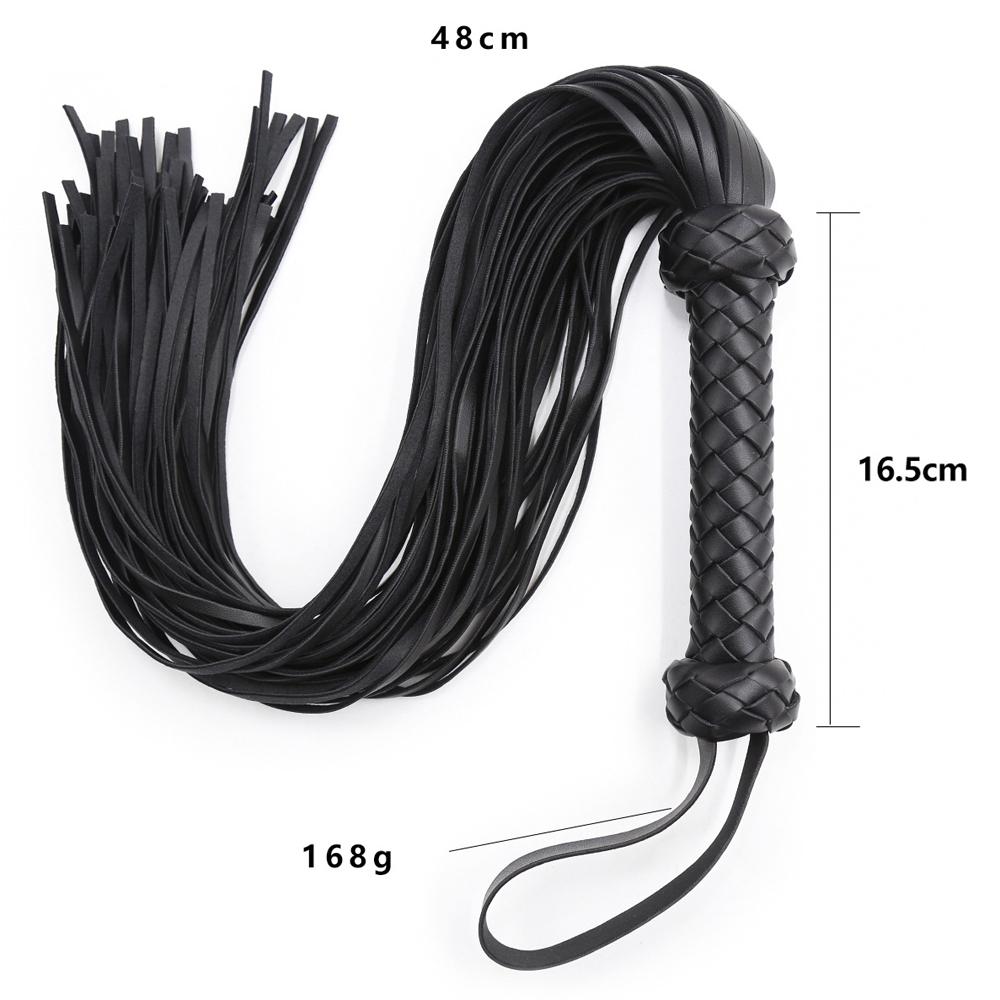 Faux Leather Lingerie Cosplay Crop Whip