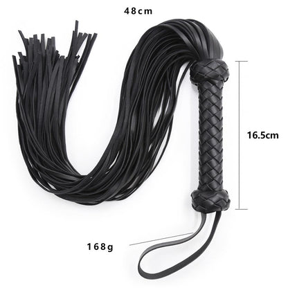 Faux Leather Lingerie Cosplay Crop Whip