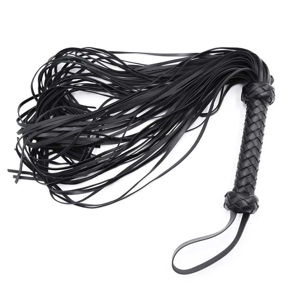 Faux Leather Lingerie Cosplay Crop Whip