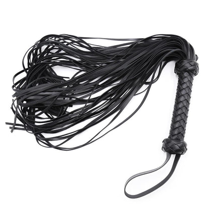 Faux Leather Lingerie Cosplay Crop Whip