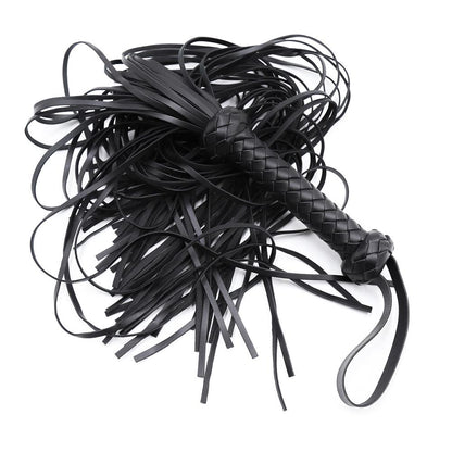 Faux Leather Lingerie Cosplay Crop Whip
