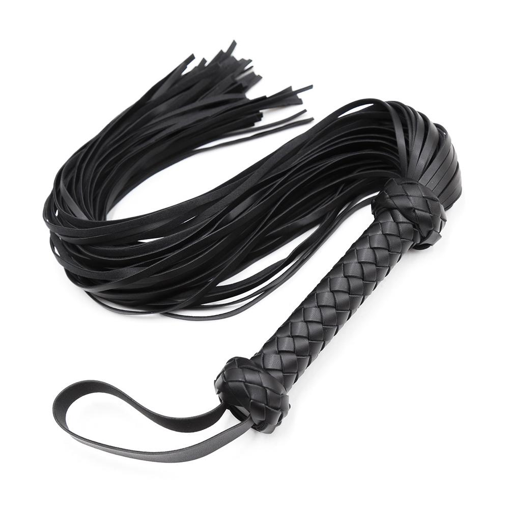 Faux Leather Lingerie Cosplay Crop Whip