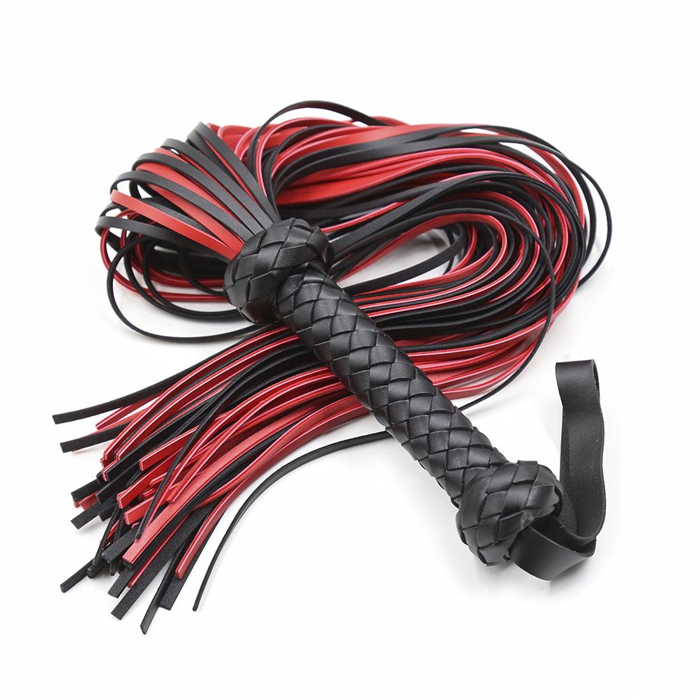 Faux Leather Lingerie Cosplay Crop Whip