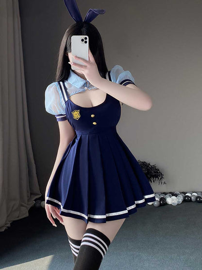 Anime Police Bunny Costume - Sexy Officer Roleplay Outfit blesssafe