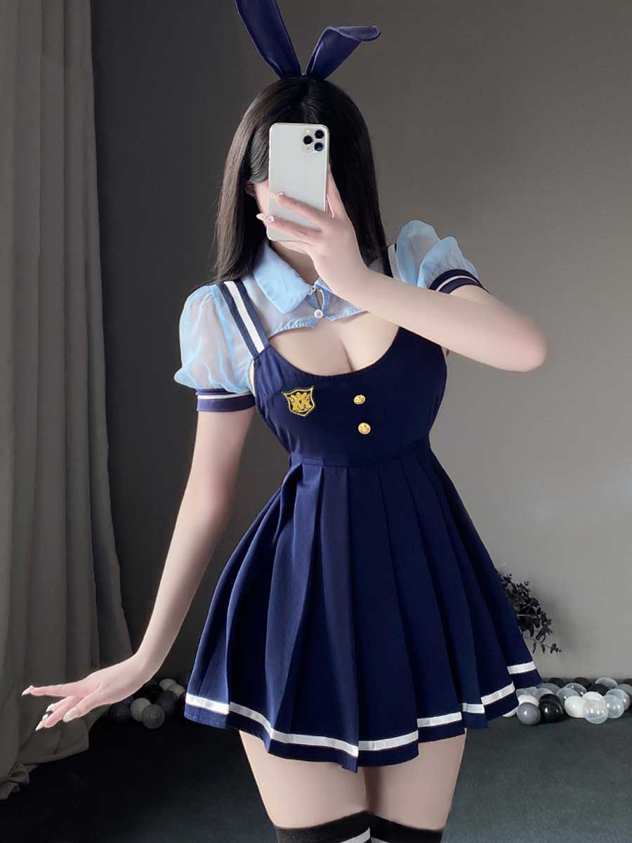 Anime Police Bunny Costume - Sexy Officer Roleplay Outfit blesssafe