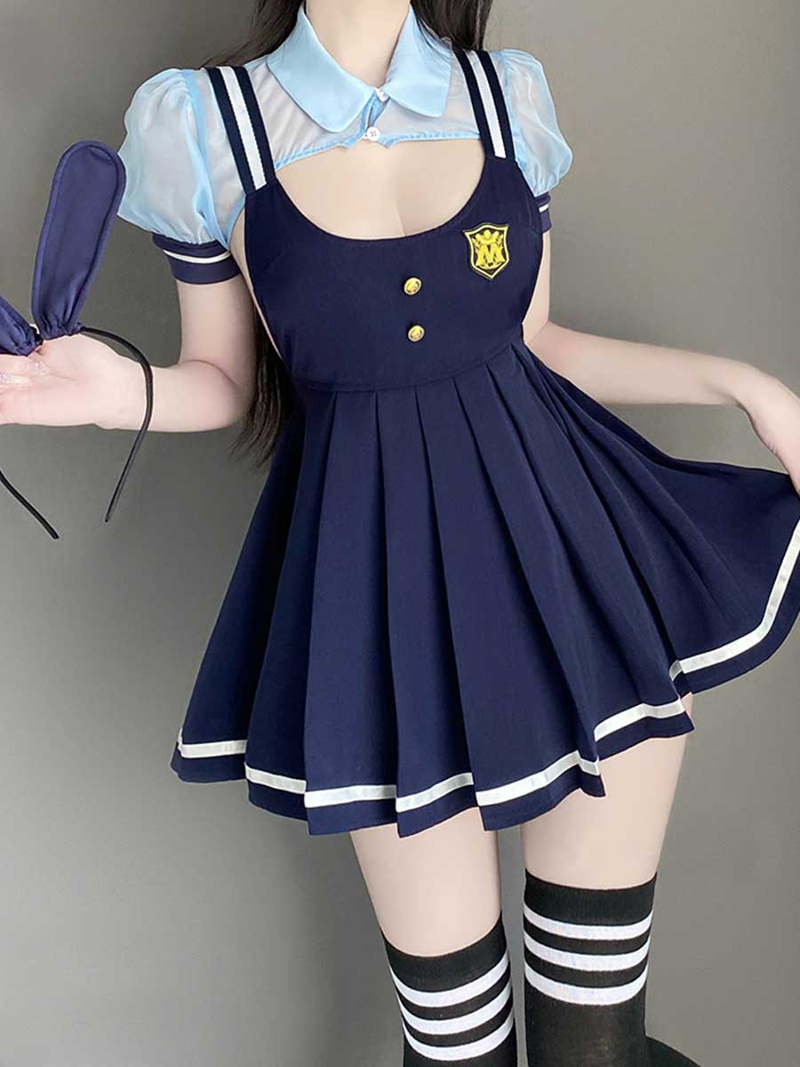 Anime Police Bunny Costume - Sexy Officer Roleplay Outfit blesssafe