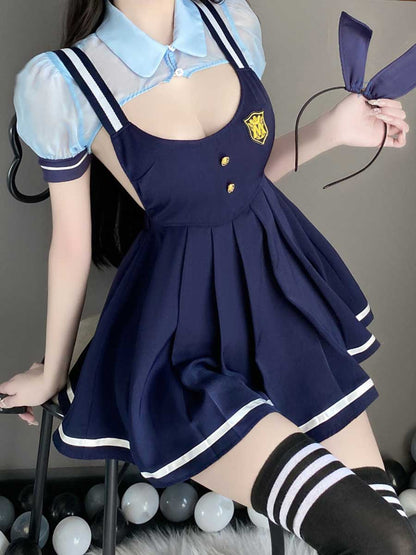 Anime Police Bunny Costume - Sexy Officer Roleplay Outfit blesssafe