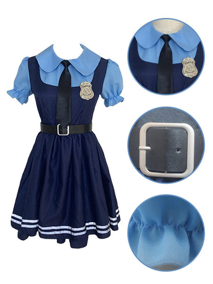 Cute Police Bunny Outfit - Anime Cop Officer Uniform Set blesssafe