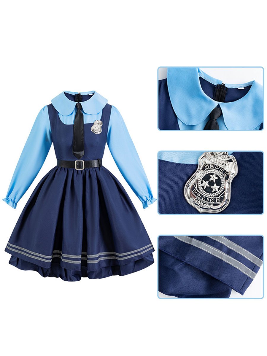 Cute Police Bunny Outfit - Anime Cop Officer Uniform Set blesssafe
