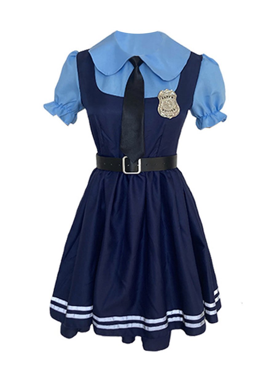 Cute Police Bunny Outfit - Anime Cop Officer Uniform Set blesssafe