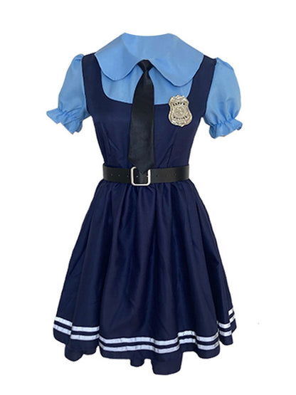 Cute Police Bunny Outfit - Anime Cop Officer Uniform Set blesssafe
