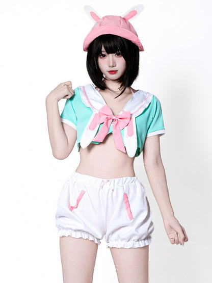 Kawaii Bunny Sailor Cosplay Outfit - School Uniform Anime Costume blesssafe