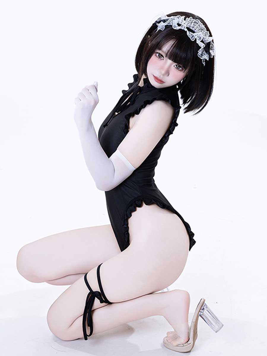 Sweet Anime House Maid Cosplay Outfit Set Blesssafe